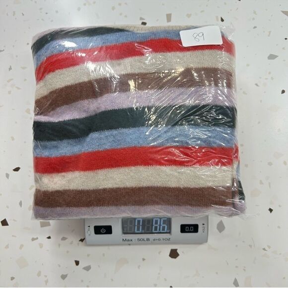 Madewell Stripe Wool Alpaca Crewneck Sweatshirt Small - Picture 10 of 12